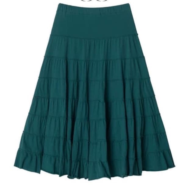[구매] 콜로신스 caterpil skirt 스커트 teal green