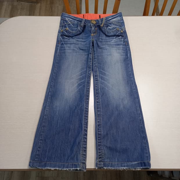 27 RED PEPPER 골반 워싱 플레어데님 27-587