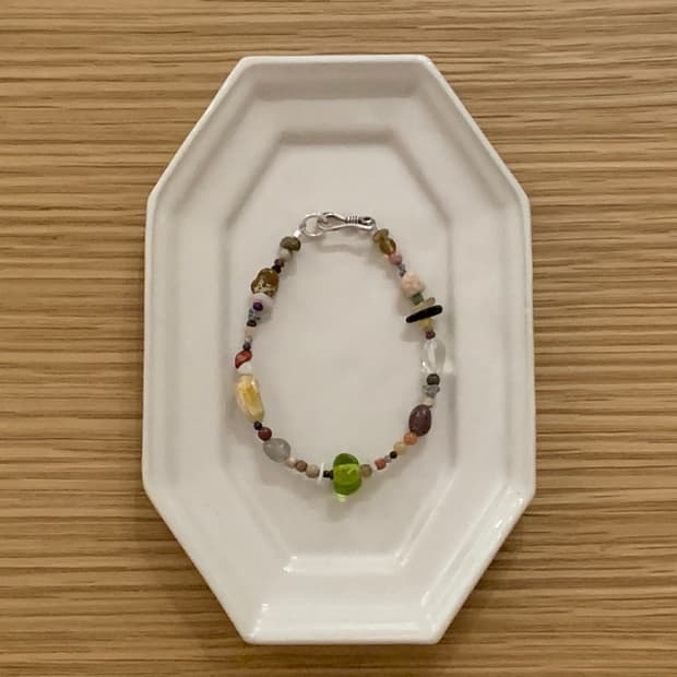 GOH 주인장 손 가는 대로 만든 비즈 팔찌 ㅡ 연두