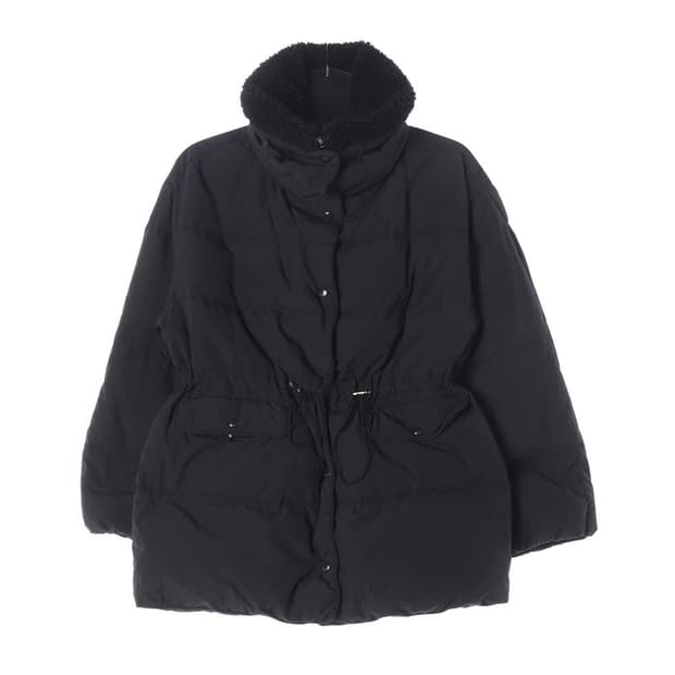 시슬리 하이넥 밴딩 구스다운 숏 패딩 42