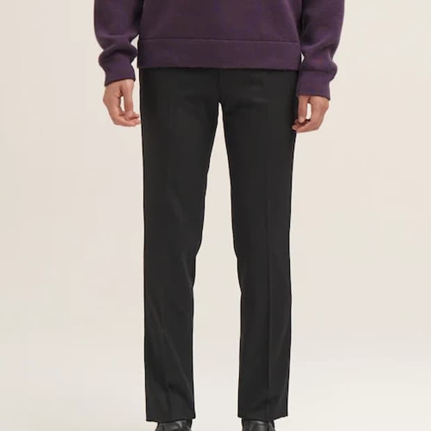 띠어리 커티스 CL 마이크로 스트라이프 슬랙스 팬츠