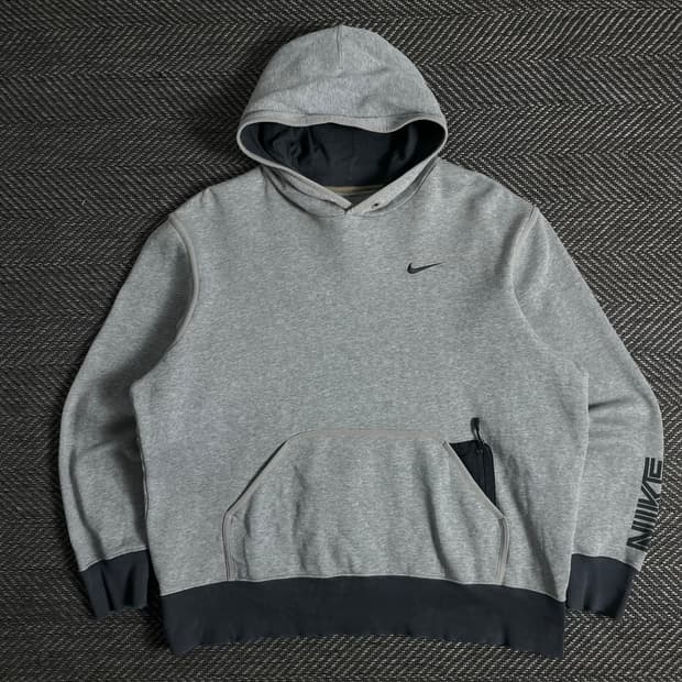 00s 나이키 올드스쿨 디테일 후드 티셔츠o 3286
