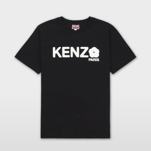 KENZO 보크 플라워 반팔 티셔츠 블랙 L
