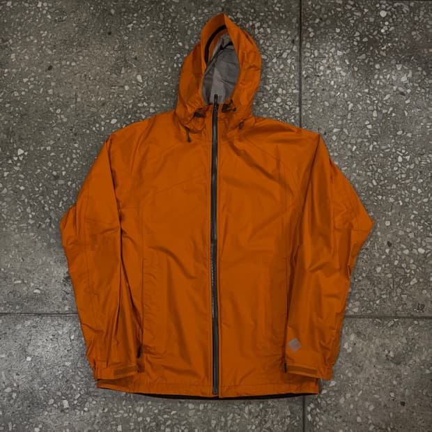 살로몬 오렌지 후드 바람막이 L