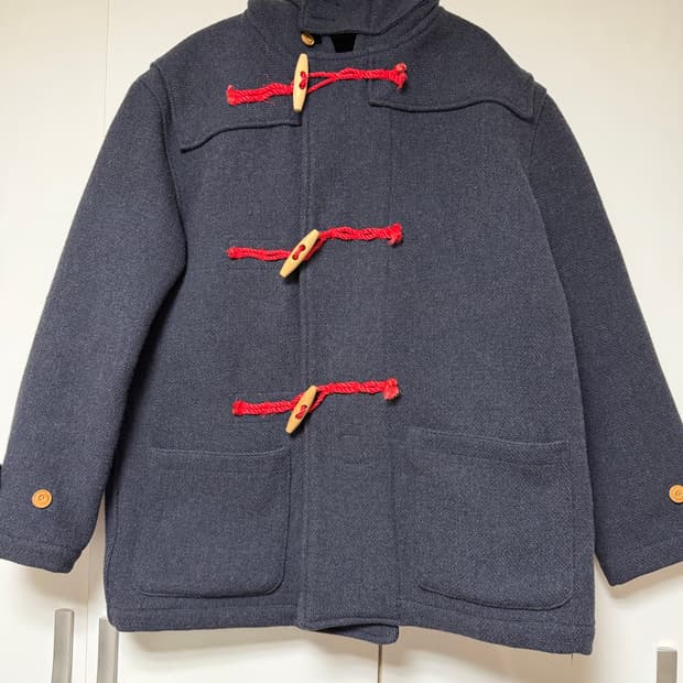 캐피탈 NAVY 울 더플코트