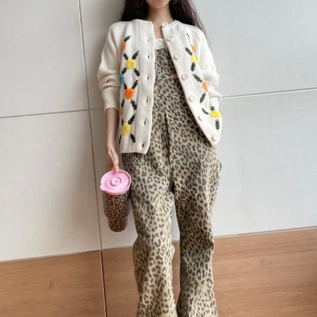 TLC 더러브컴즈 레오파드 오버롤