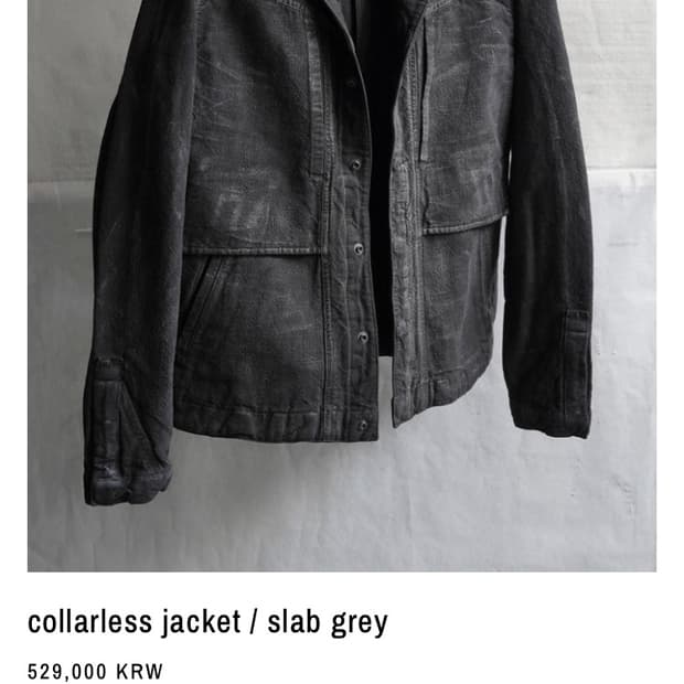 Blackmerle collarless jacket
