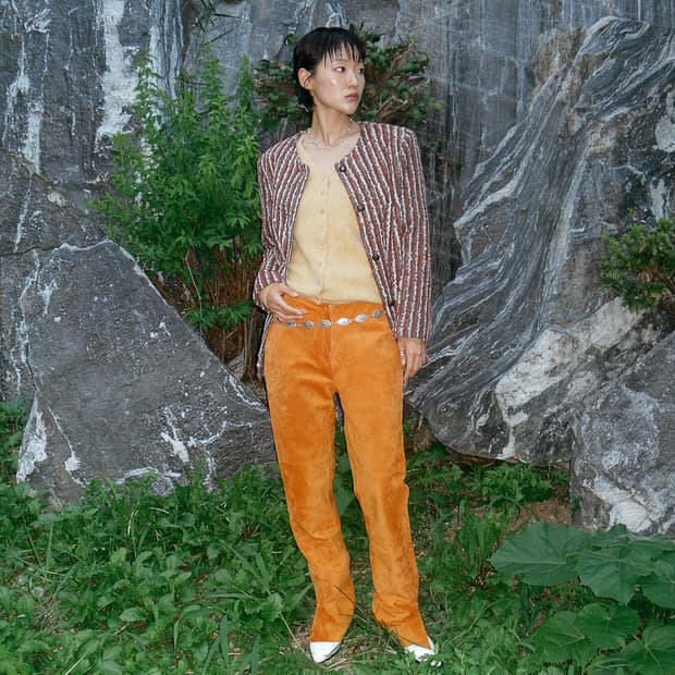 Vintage stripe tweed jacket