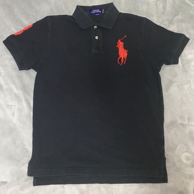 폴로 랄프로렌 빅포니 블랙레드