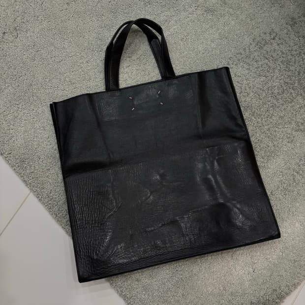 마르지엘라 / 폴디드 토트백 블랙