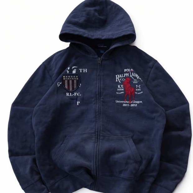 폴로 빅포니 후드집업 