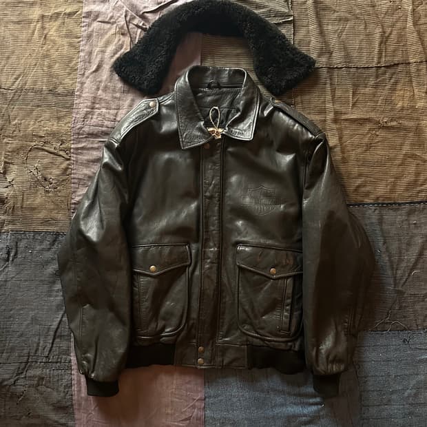 Vintage Harley Davidson Leather Jacket