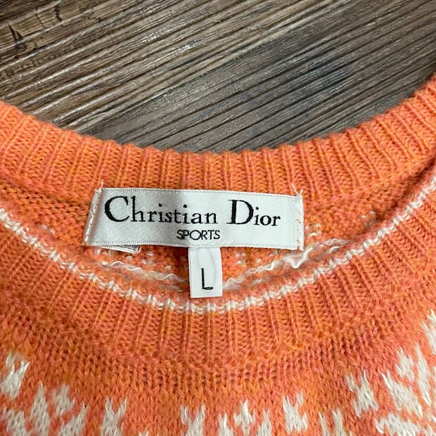 90s 크리스찬디올 페어아일 니트 스웨터