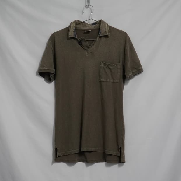 KAPITAL Sashiko Repair Polo Shirt