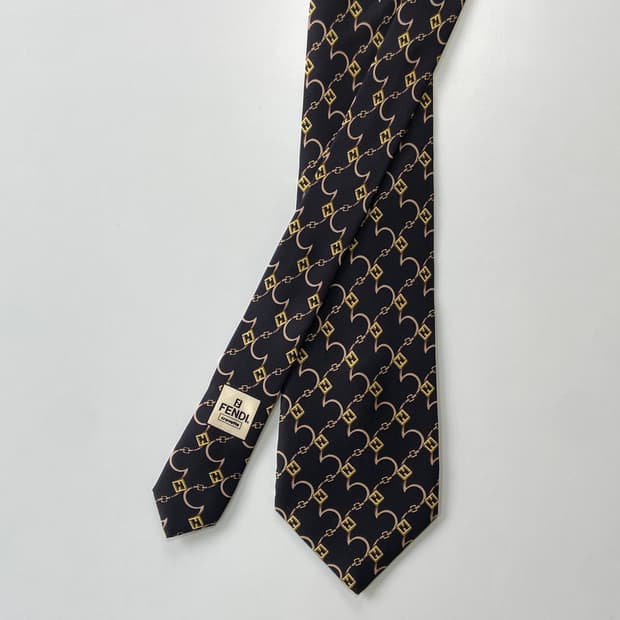 펜디 (FENDI) FF 모노그램 정품 명품 넥타이