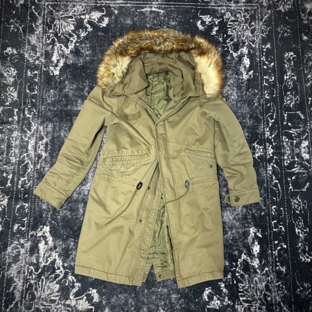 Vintage 00s Style Khaki Jacket