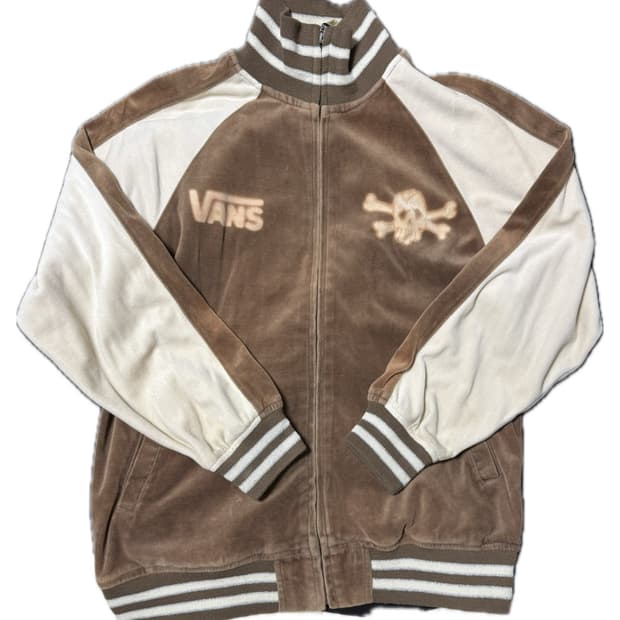 Vans Skull Velvet Track Top