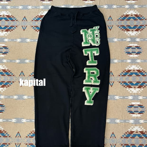 [4][XL] 캐피탈 30 플리스 스웨트팬츠 블랙