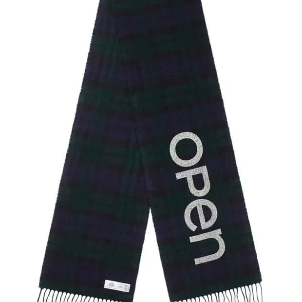 오픈와이와이 체크 머플러 스카프