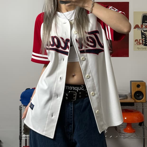 MLB 00s 텍사스 베이스볼 져지