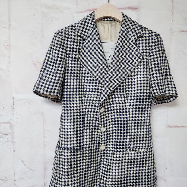 줄리바 헤리티지 체크 반팔 자켓 (Giuliva Heritage)
