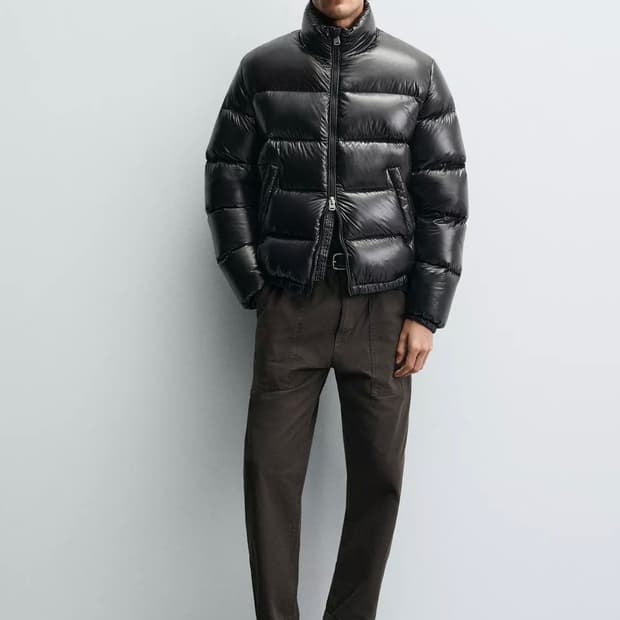 자라 유광패딩 새상품L