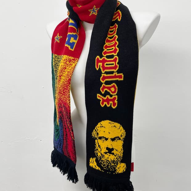 레터링 리버시블 머플러 