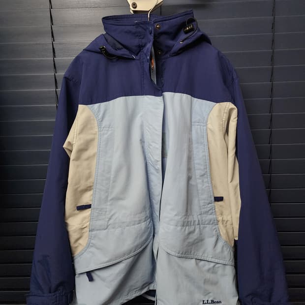90s L.L.Bean 여성 바람막이 자켓 페티트 M