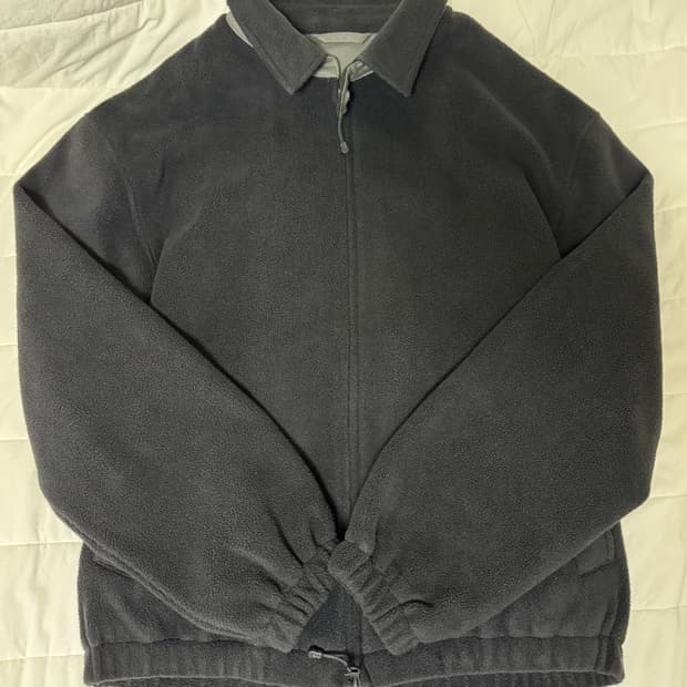 스테디에브리웨어 플리스 블루종 자켓 블랙