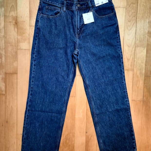 유니클로 JW앤더슨 스트레이트 청바지 33 새제품