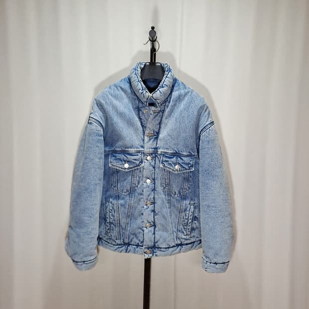 (택포) 발렌시아가맛 인터섹션 패디드데님 자켓 1 B273