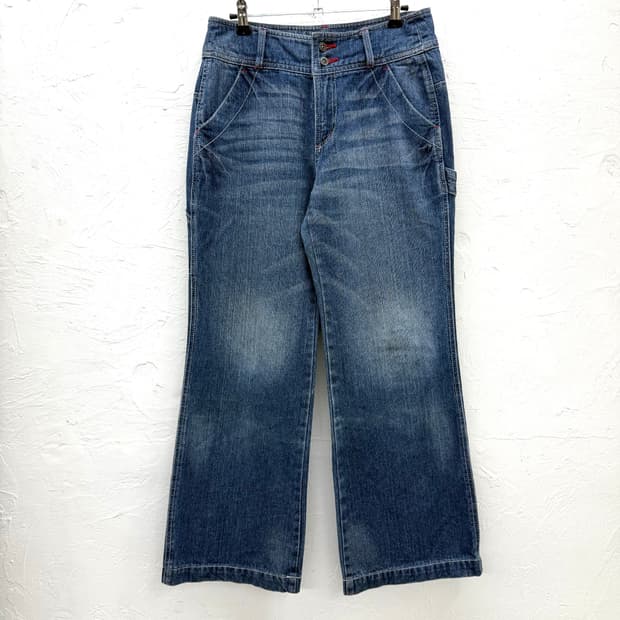 active days 신치백 카펜터 데님팬츠