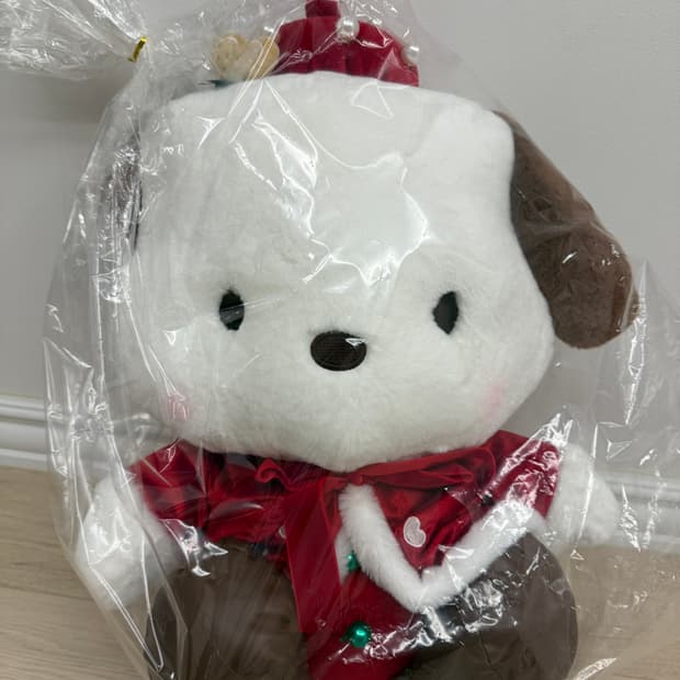 산리오 스위트 홀리데이 팝업 대형 봉제인형 포차코 미개봉 새상품