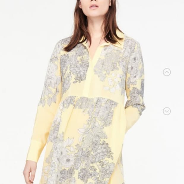 산드로 플라워 원피스 