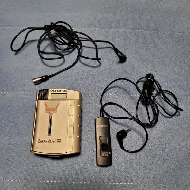 올림푸스 Pearlcorder L400 마이크로 카세트 레코더 부품용