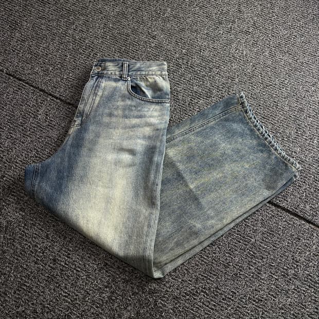 비바 스튜디오 오버 와이드핏 데님 팬츠 2416