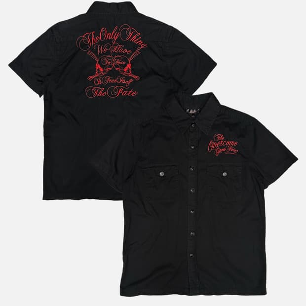 PANHARD red skull emberoidery shirt