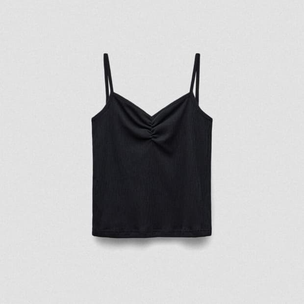 레테라 Wrinkle Sleeveless-블랙