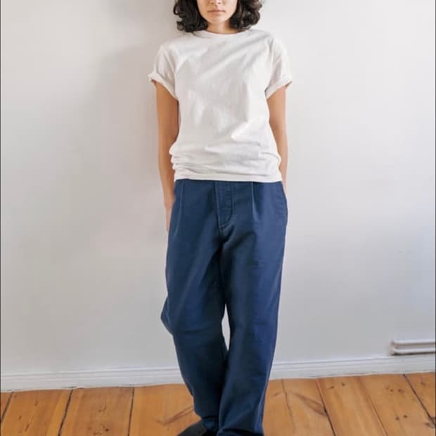 마진콜 팬츠 블루 m