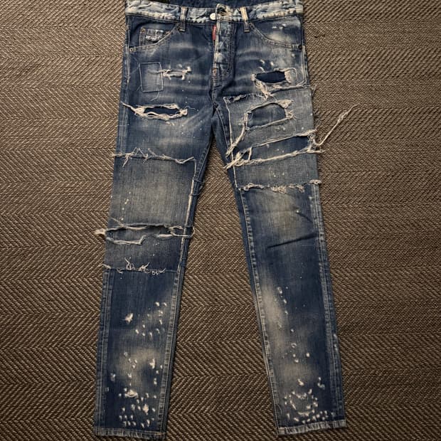 디스퀘어드 21ss 아이스 페인팅 디스 쿨가이 진 44