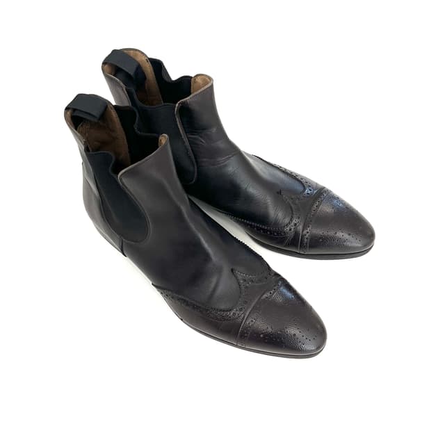 질샌더 윙팁 드레스 첼시 부츠