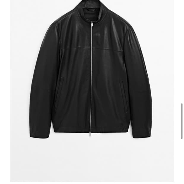 [L] 마시모두띠 나파 쉽스킨 레더 자켓