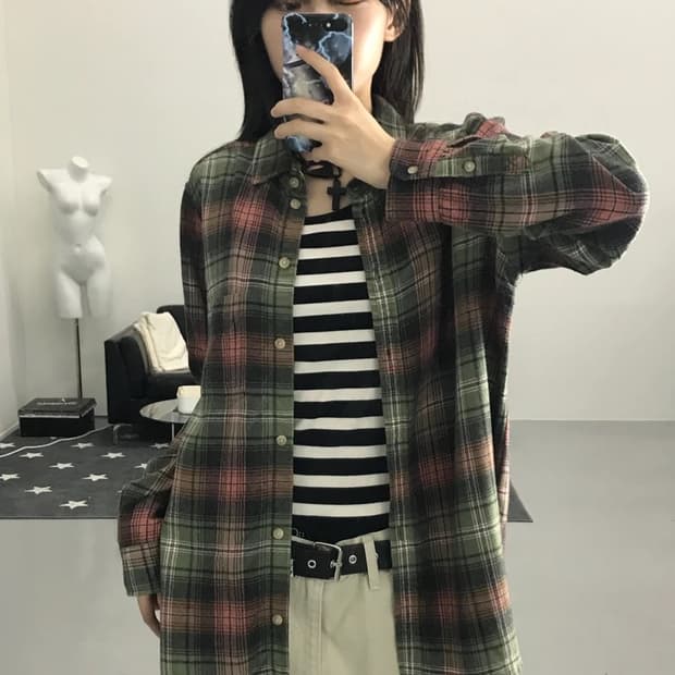 아메리칸에이글 체크 셔츠