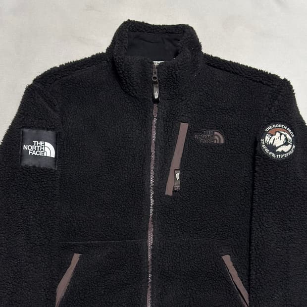 L 노스페이스 블랙 리모 플리스