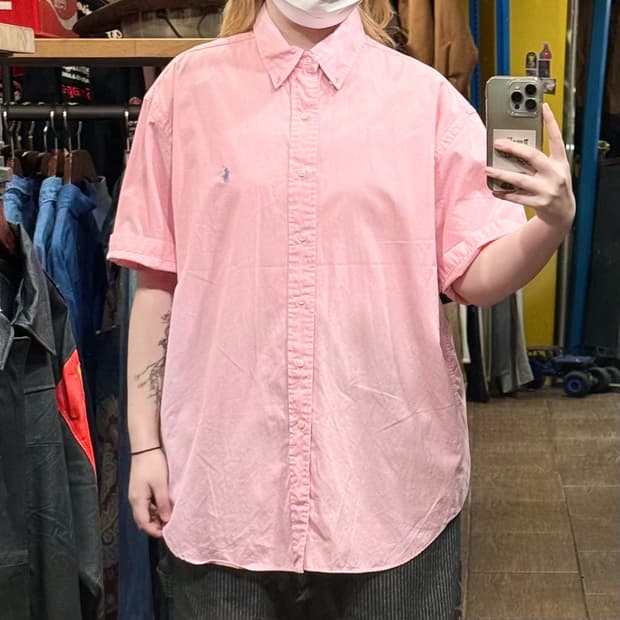 [HI] 폴로 랄프로렌 반팔셔츠 핑크