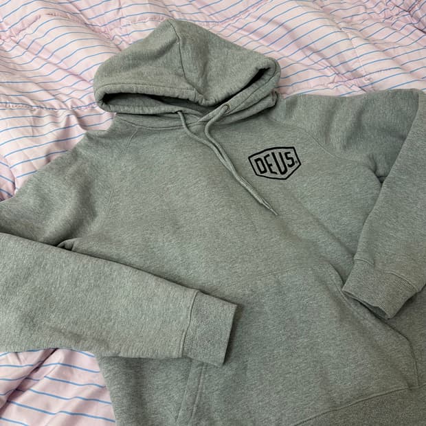 데우스 엑스 마키나 서울 후드티 그레이 m