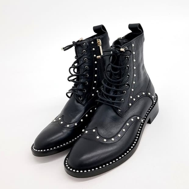 지미추 진주 앵클 부츠 235