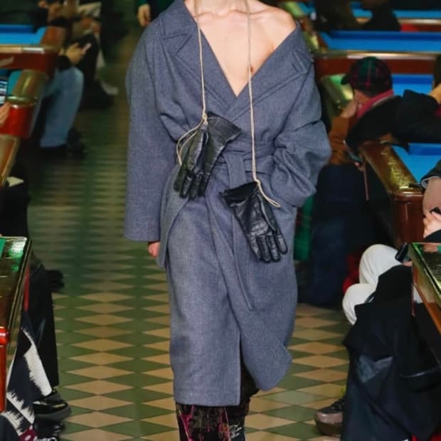 [XS] Magliano 20AW fatale wrap coat 블랙