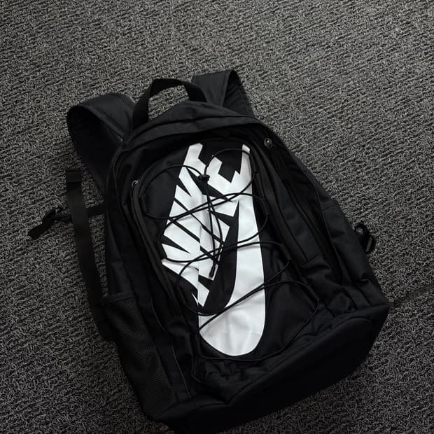 나이키 헤이워드 스트링 빅로고 백팩 블랙 1831