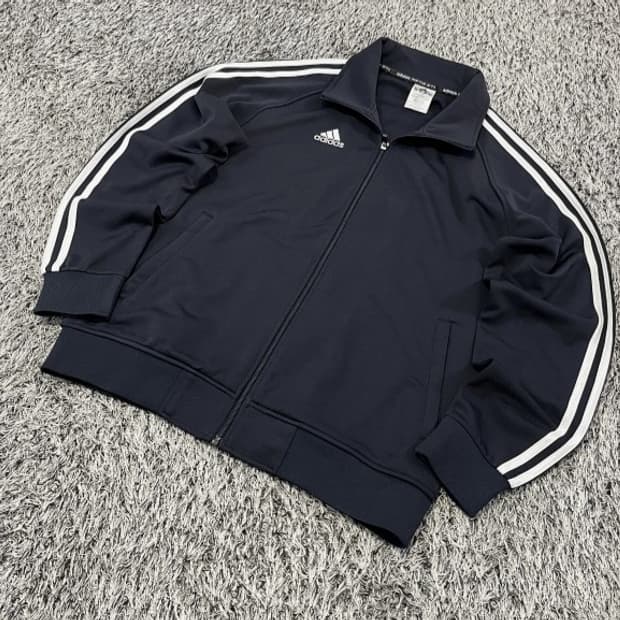 아디다스 네이비 트랙탑 져지집업 100/L